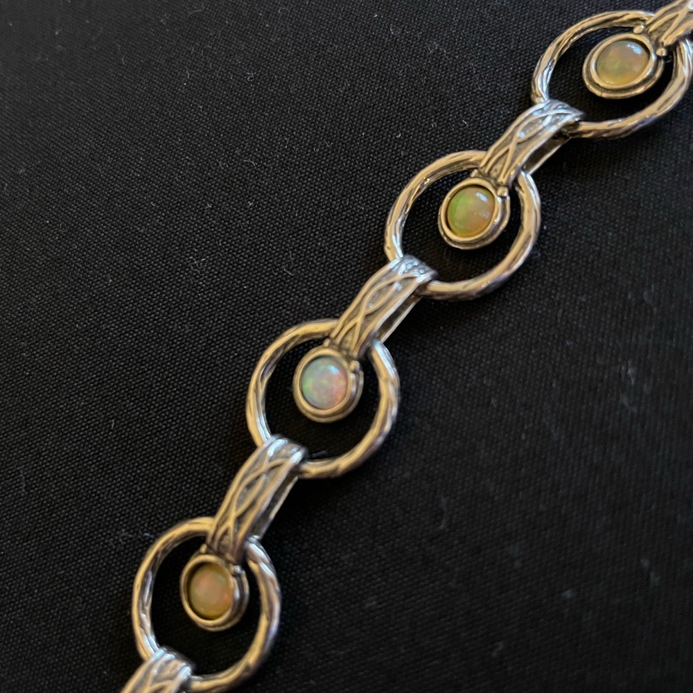 Opal Bracelet in Sterling Silver